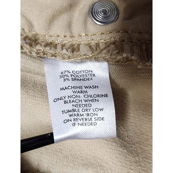 Ann Taylor Loft Corduroy Khaki Jeans Modern Boot Fit Jeans  Size 26/2 - Picture 5 of 5